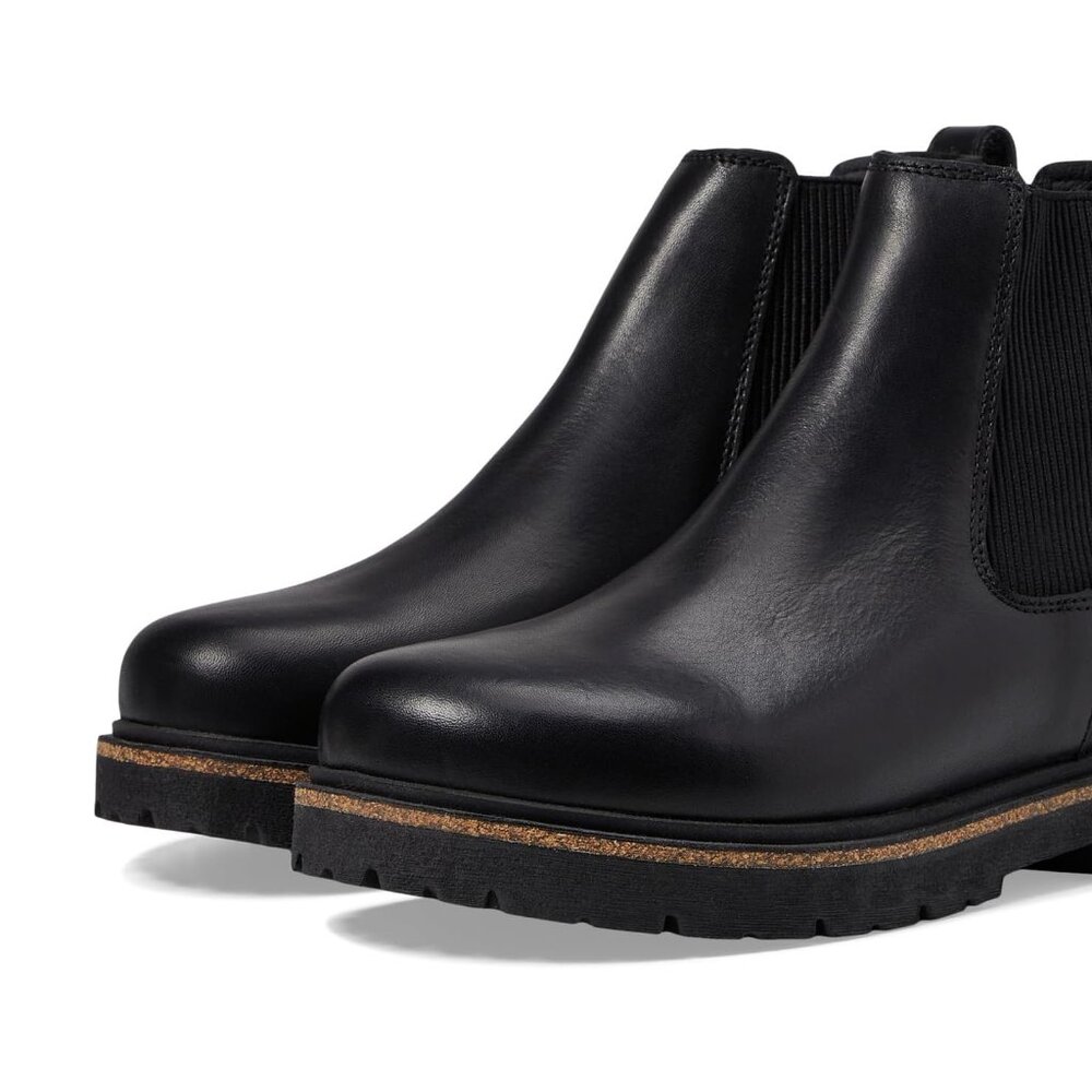 NEW Birkenstock Highwood Chelsea Slip ON Boots 41 R Womens 10 Black Leather